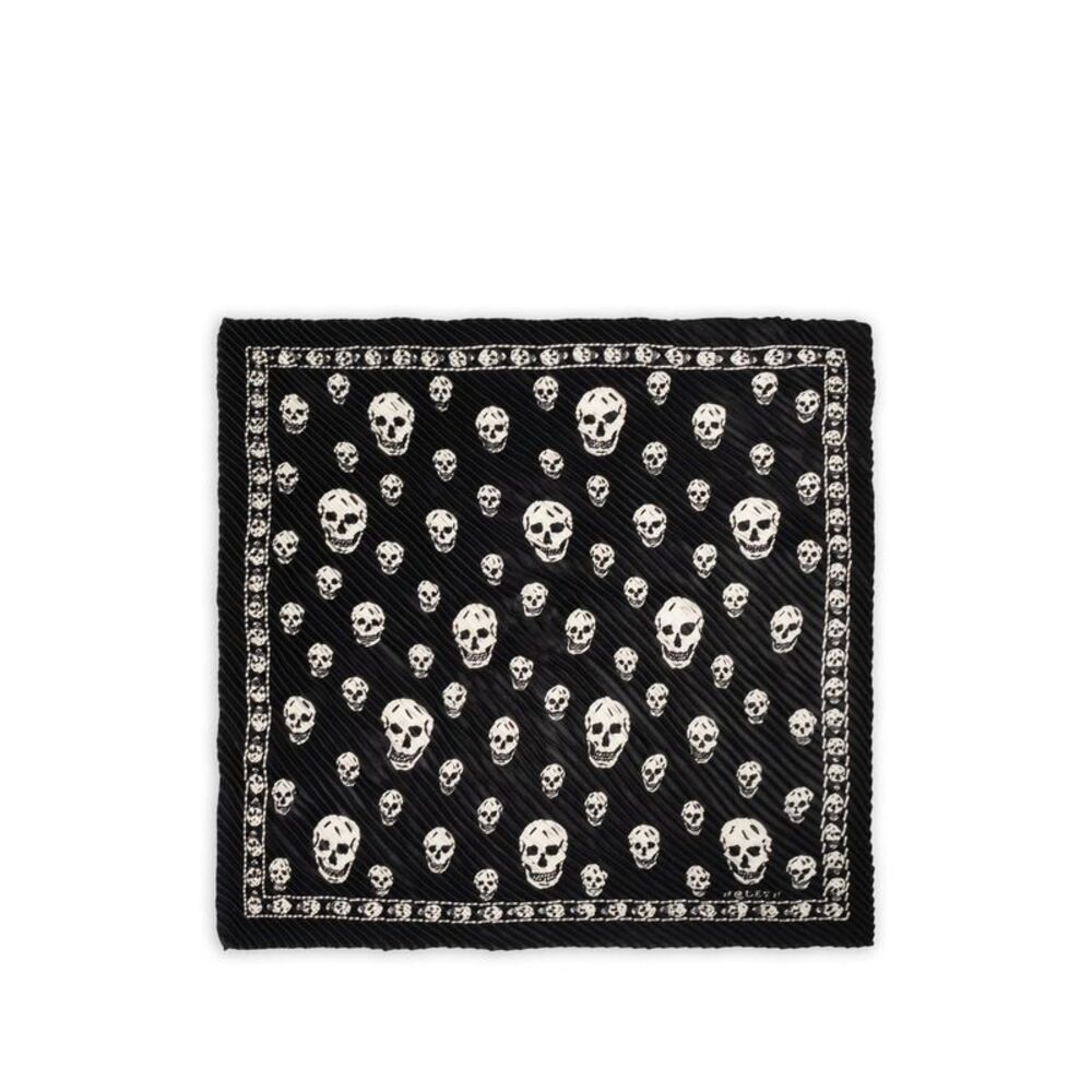 Alexander Mcqueen Black Scarves Women